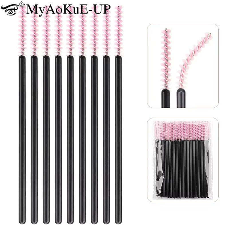 Eyelash Extension Options - 50 szt. Jednorazowe szczoteczki do makijażu