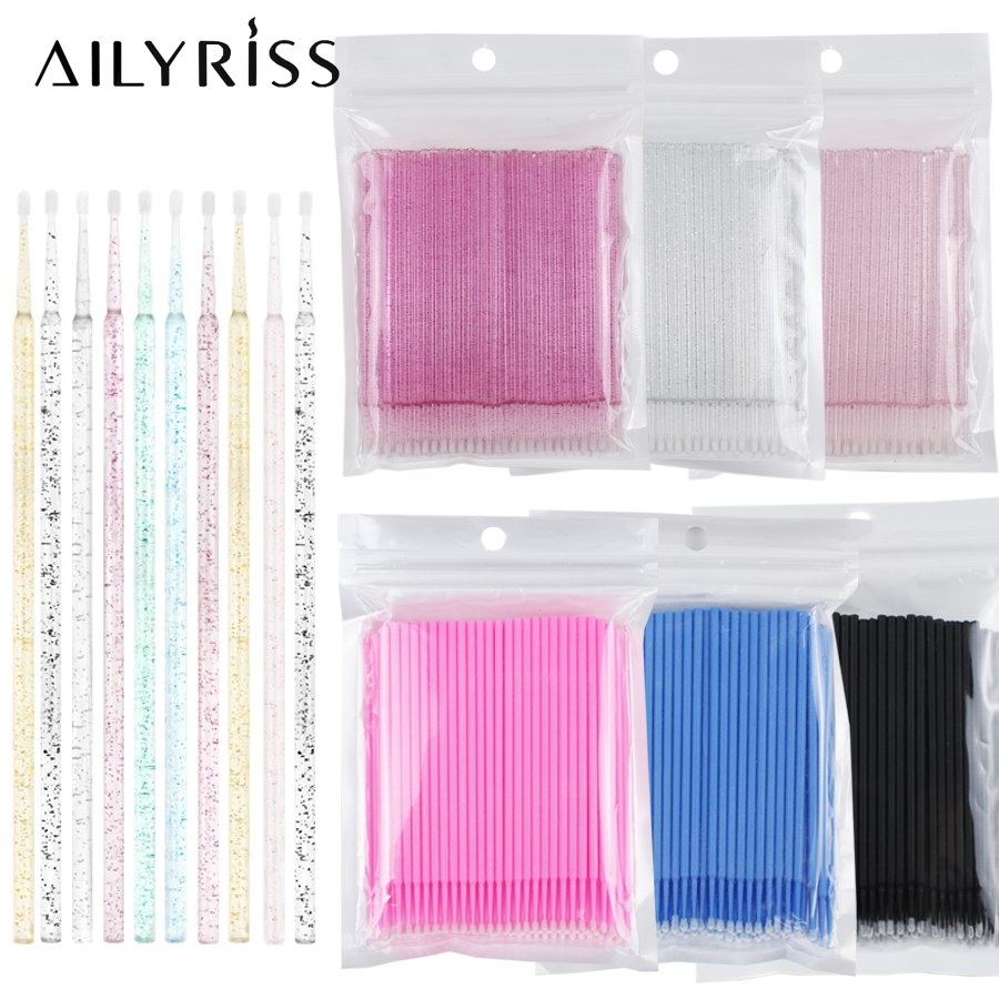 Eyelash Extension Options - 500 sztuk/partia jednorazowe aplikator mikro szczotki