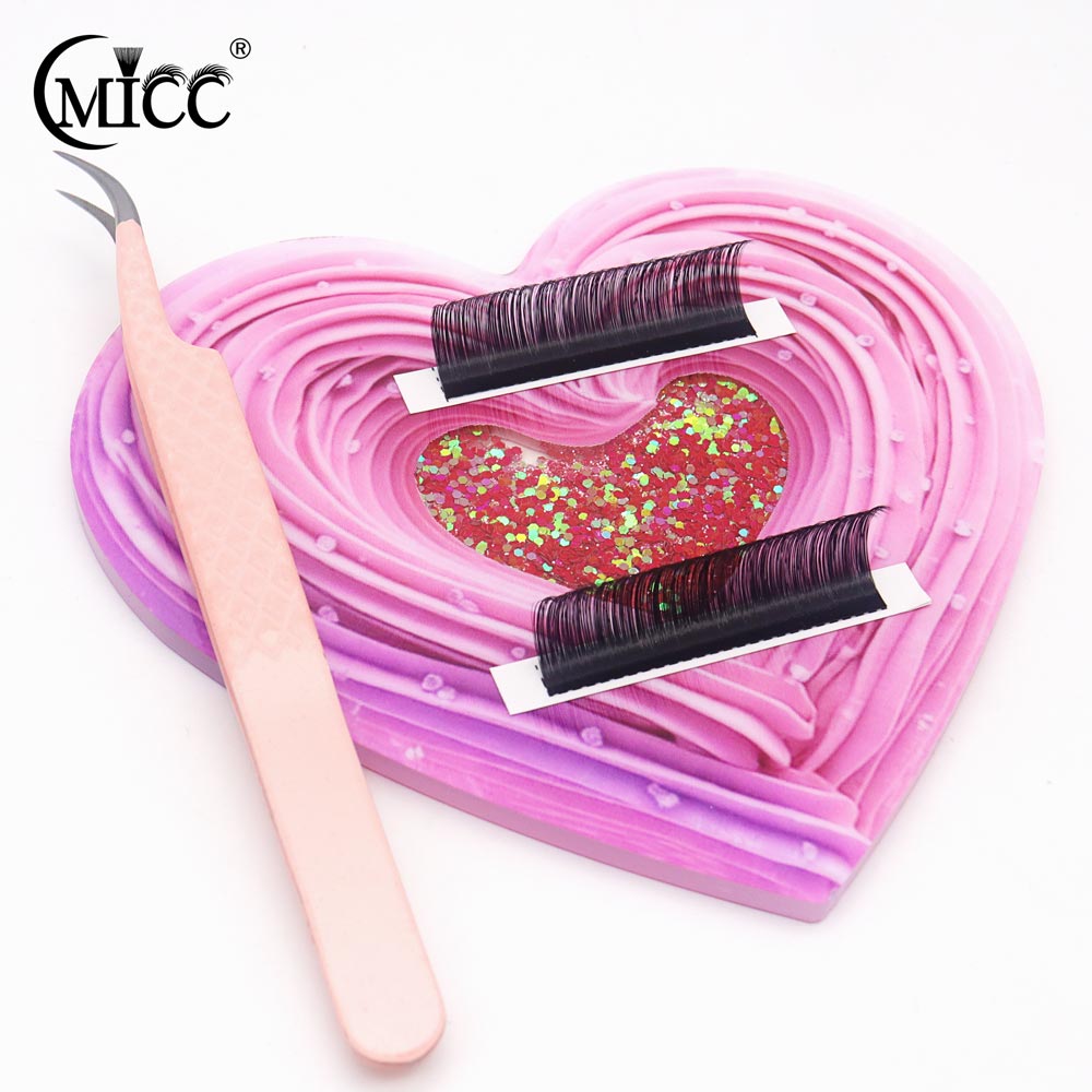 Lash Extension Tweezers - Paleta do rzęs w kształcie serca