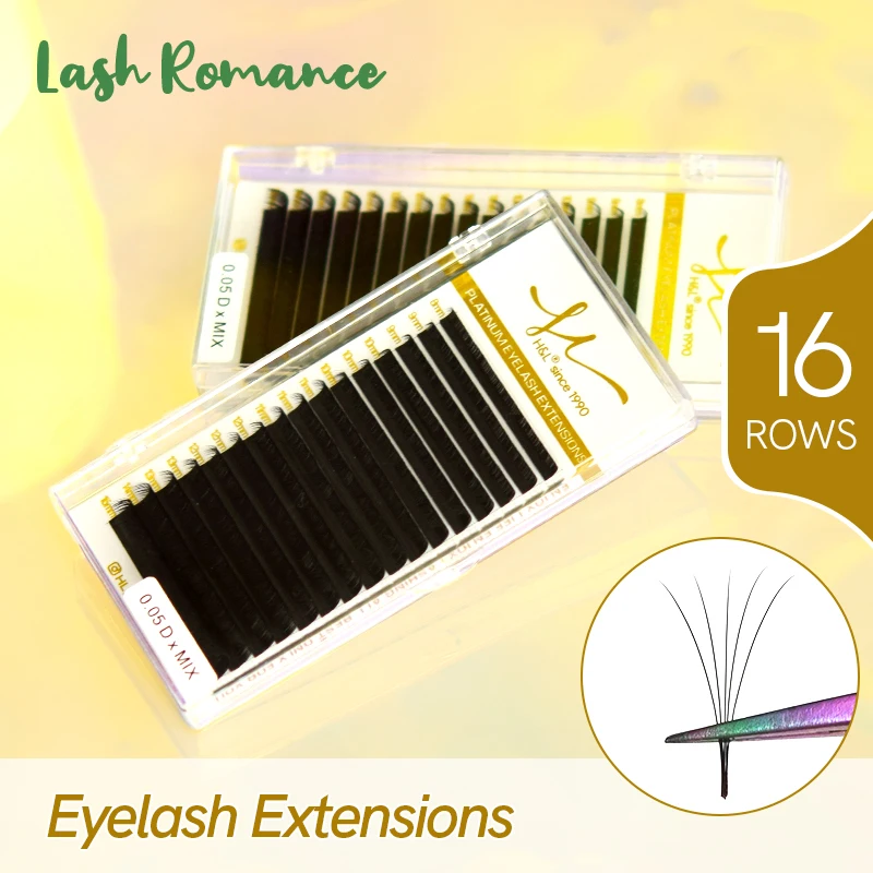 Eyelash Extension Natural Classic - Przedłużanie rzęs Naturalny wygląd 16-rzędowe indywidualne