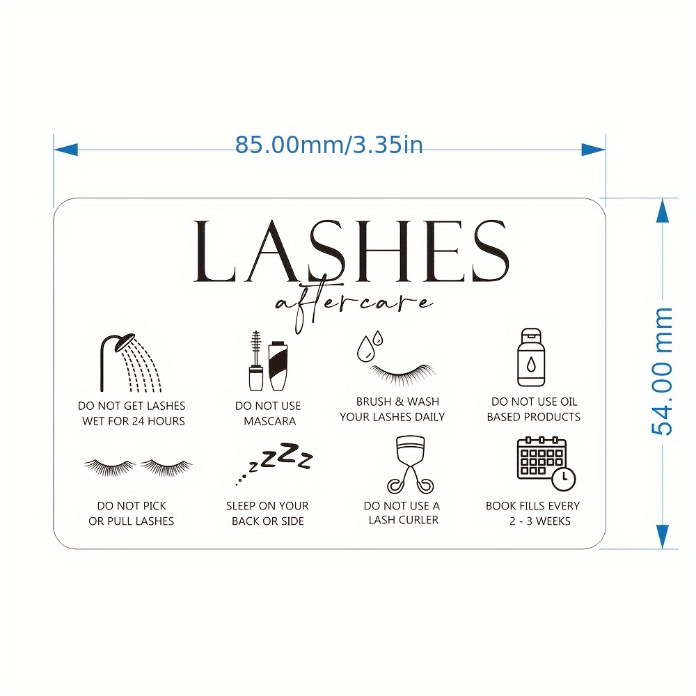 50 sztuk przezroczystych plast – Eyelash Extension Aftercare recenzja i cena