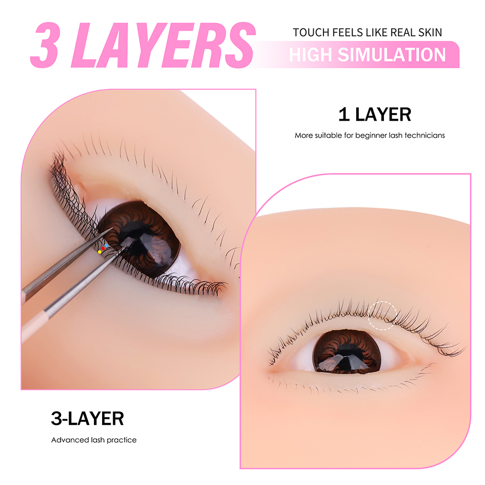 3-warstwowy silikonowy model o – Eyelash Extension Natural Classic recenzja i cena