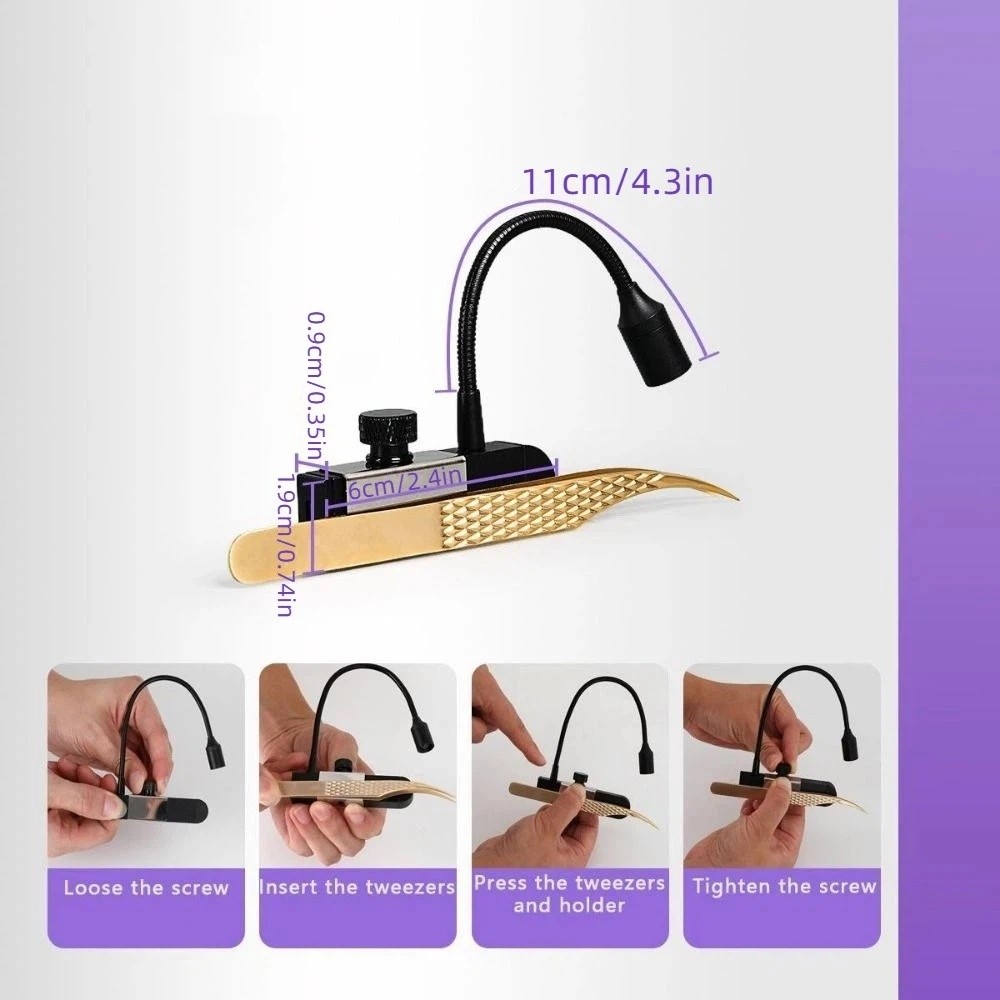 Przenośna lampka UV do przedłu – Lash Extension Tweezers recenzja i cena