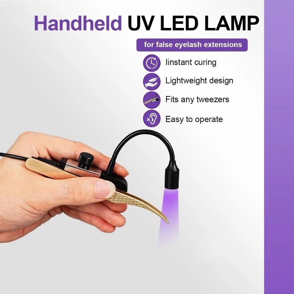 Przenośna lampa UV do przedłuż – Lash Extension Tweezers recenzja i cena