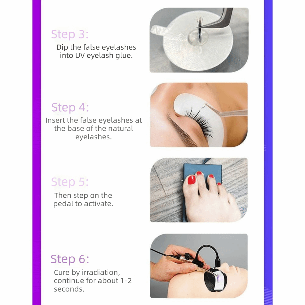 Przenośna lampa UV do przedłuż – Lash Extension Tweezers recenzja i cena