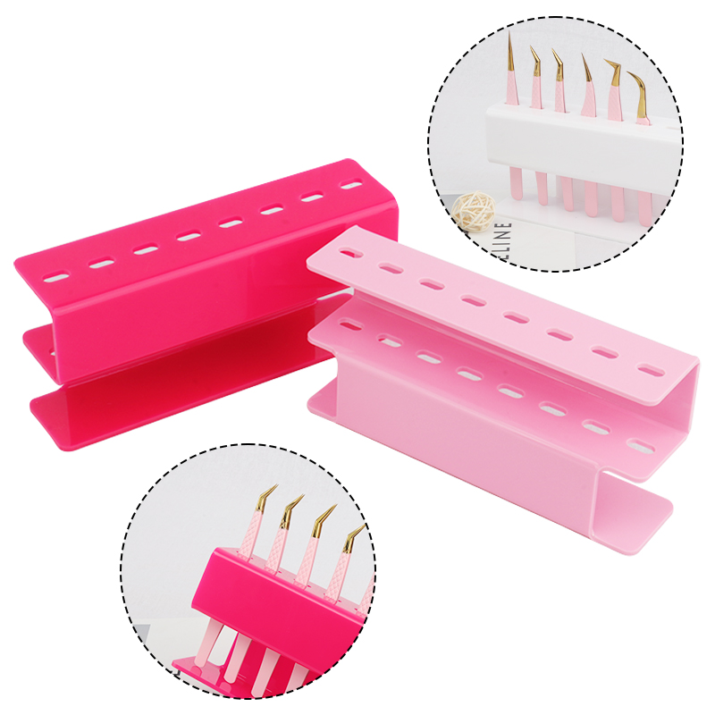 Stojak na pęsety z 8 otworami, – Lash Extension Tweezers recenzja i cena